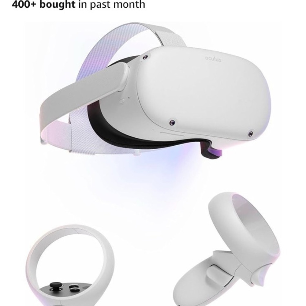 Oculus White VR Headset with Controllers